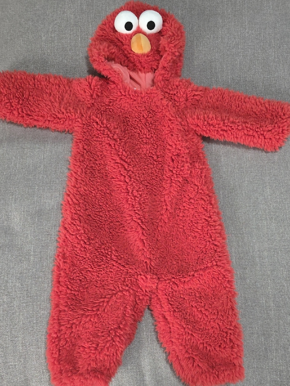 Pottery Barn Kids Red Plush Elmo Costume 12-24 M Sesame Street